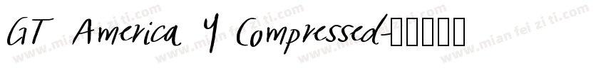 GT America Y Compressed字体转换